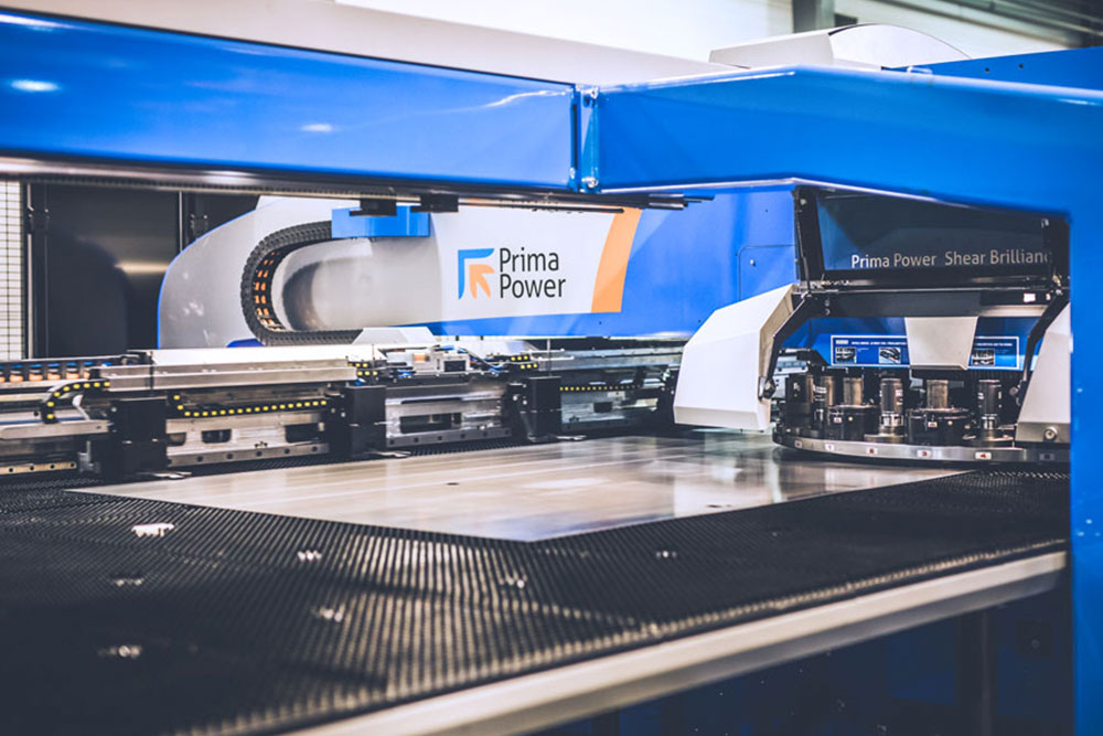 Sheet Metal Work, PRP Solutions Oy Sheet metal production facility with industrial machinery at PRP Solutions Oy